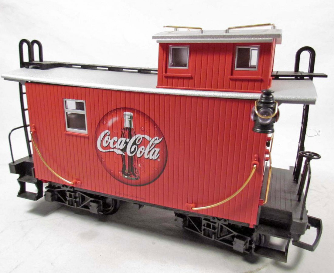 LARGE LGB COCA-COLA CABOOSE TRAIN CAR: N/A