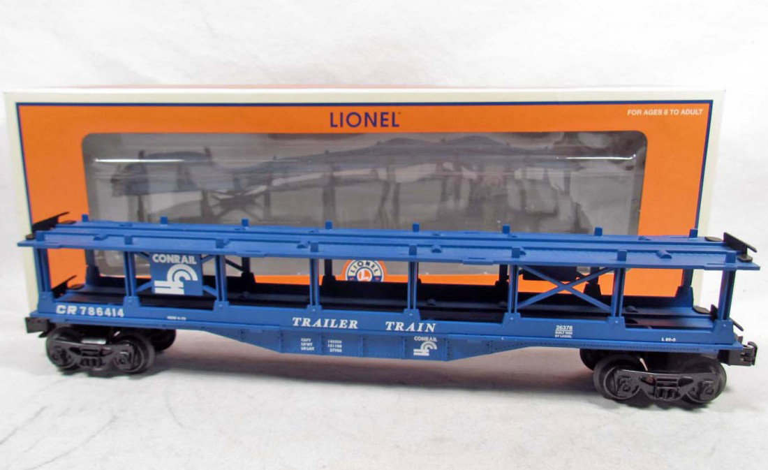 LIONEL CONRAIL 2-TIER AUTO CARRIER TRAIN CAR IN OR: N/A