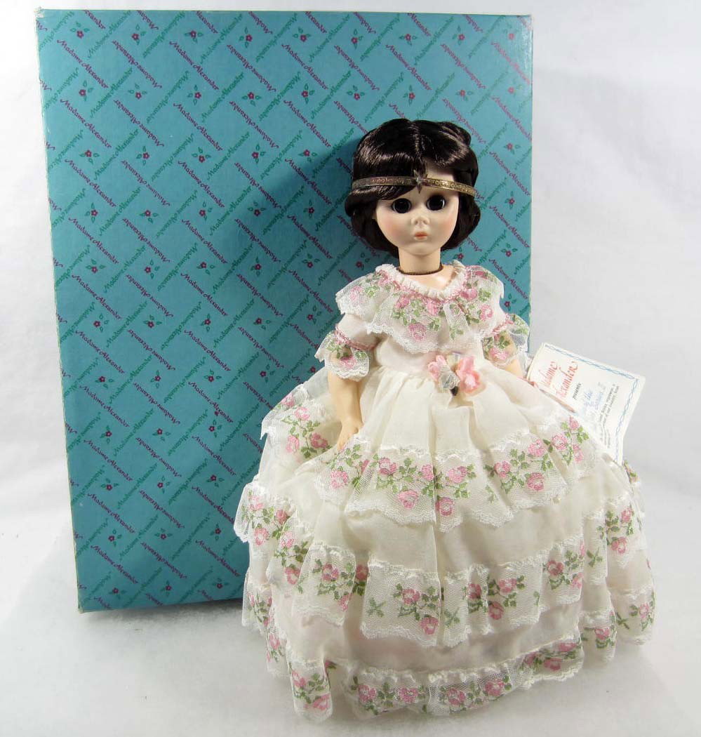 VINTAGE MADAME ALEXANDER "JULIA TYLER" DOLL IN ORIGI: From the First Lady Doll Collection Series II. Box is approx. 12" by 15" by 4"