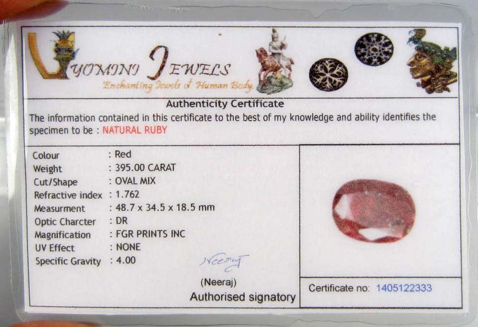 395.0 CT RUBY - 3