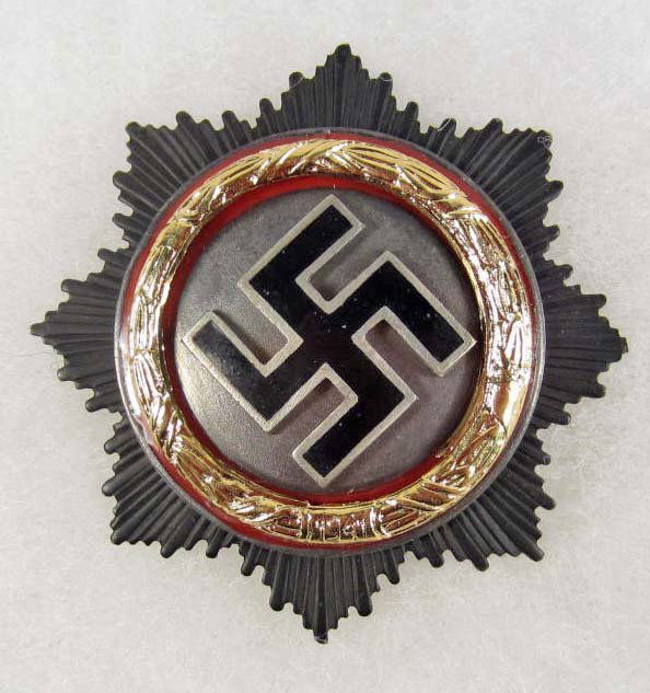 GERMAN NAZI CROSS BADGE: Marked on the back G Brehmer Mark Eukirchen