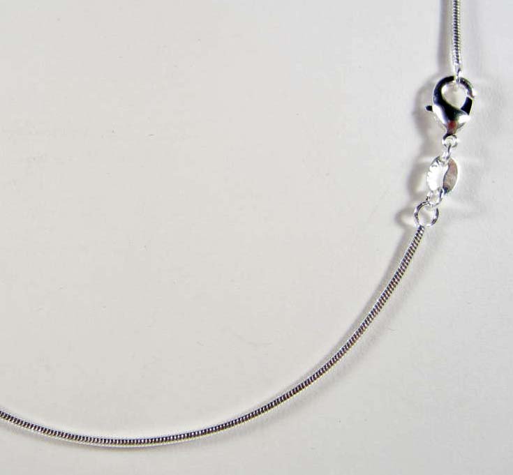 841 - SILVER 18" SNAKE CHAIN - MARKED 925
