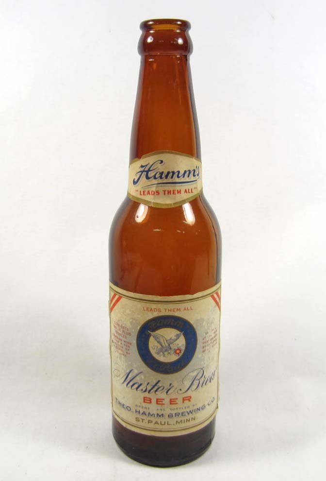 18 VINTAGE HAMMS BEER BOTTLE