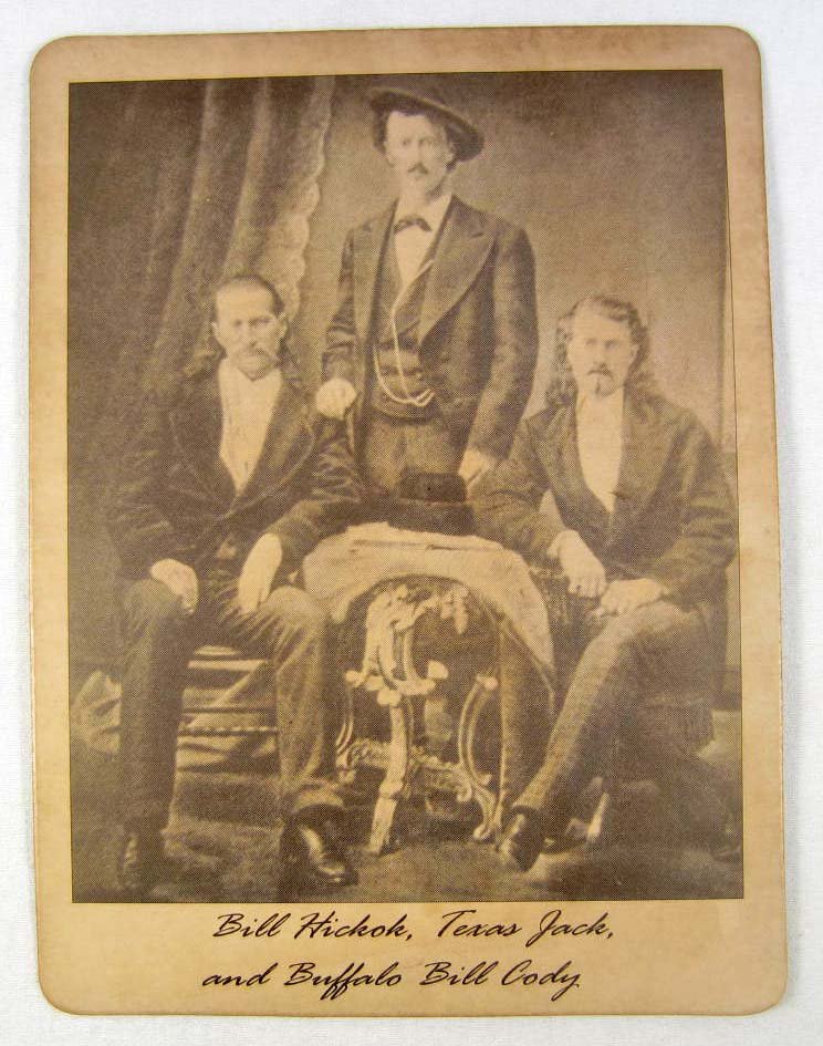 TEXAS JACK, BILL HICKOK AND BUFFALO BILL CODY PHOTO: Approx 4 1/2 x 6