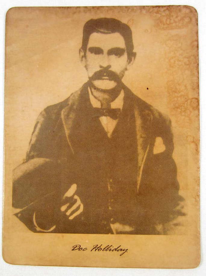 DOC HOLLIDAY PHOTO PRINT: Approx 4 1/2 x 6