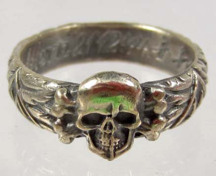 GERMAN NAZI WEDDING BAND RING - INSCRIPTION ON INN