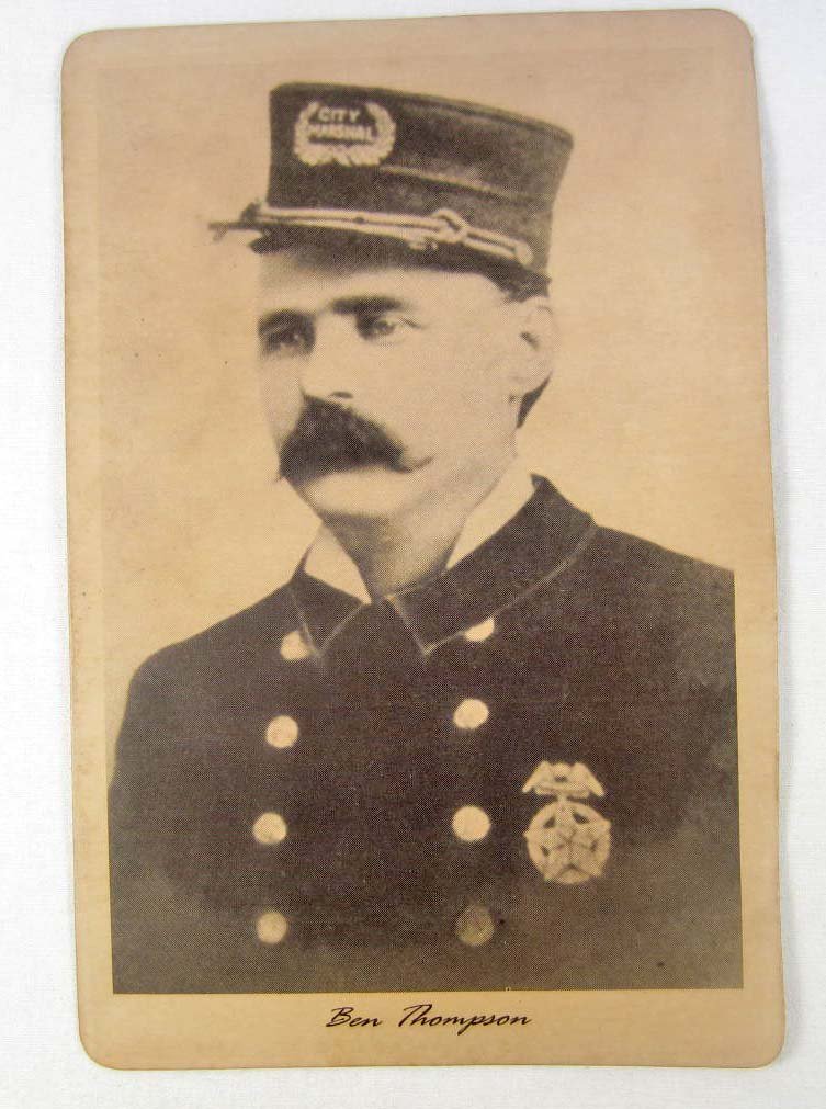 MARSHAL BEN THOMPSON PHOTO PRINT: Approx 4 1/2 x 6