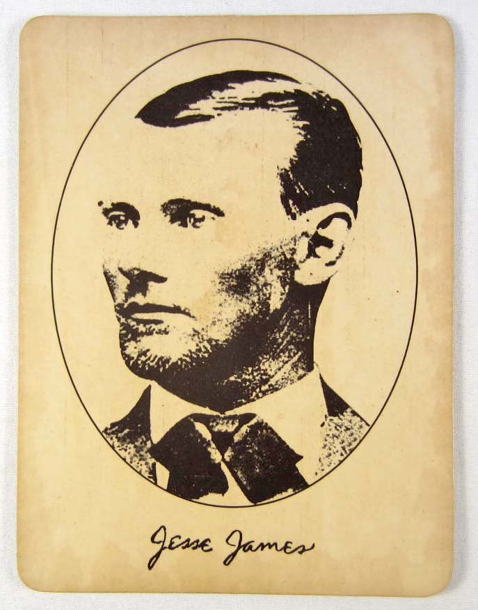 JESSE JAMES PHOTO PRINT: Approx 3 3/4 x 5