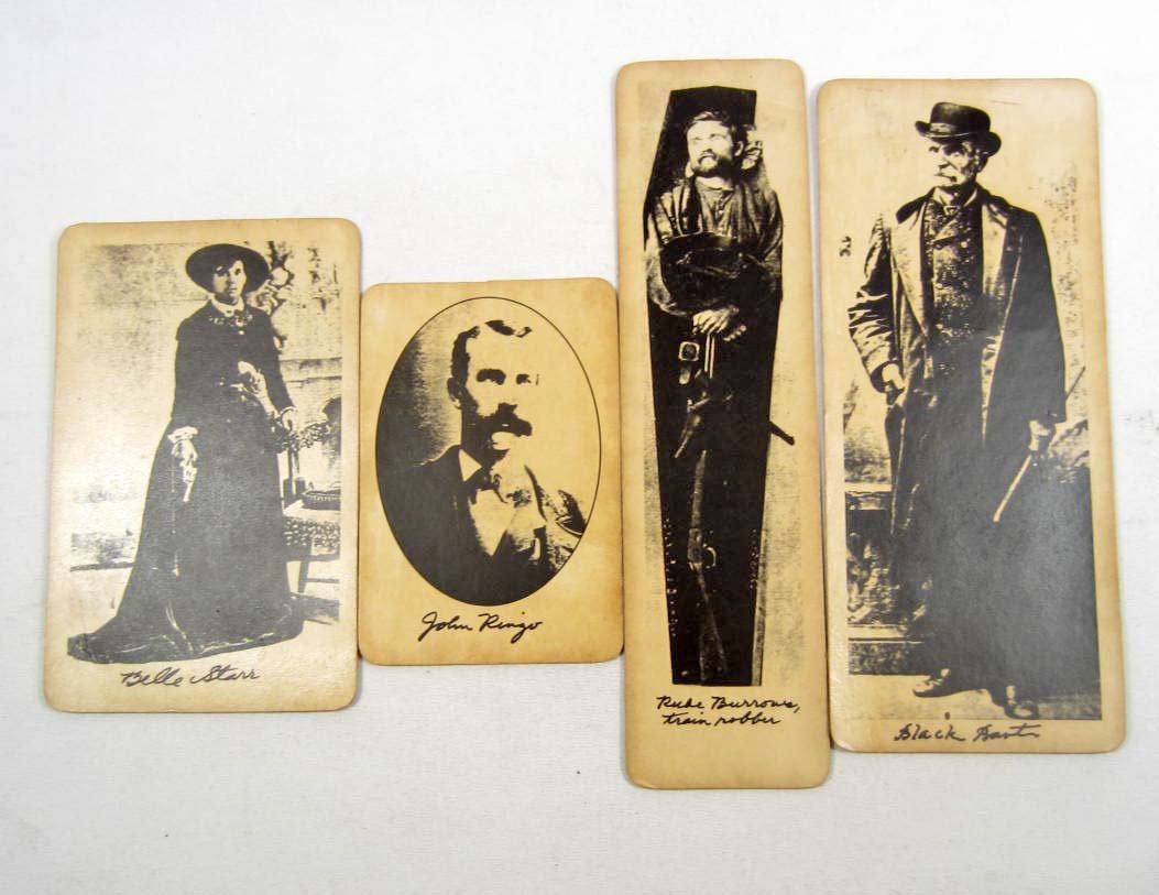 LOT OF 4 OUTLAW PHOTO PRINTS: inc. belle starr