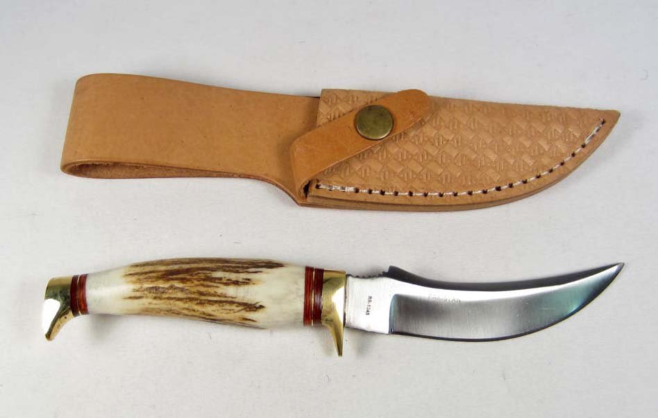2611 - ROUGH RIDER HUNTER'S BUDDY FIXED BLADE SKIN: approx 9"