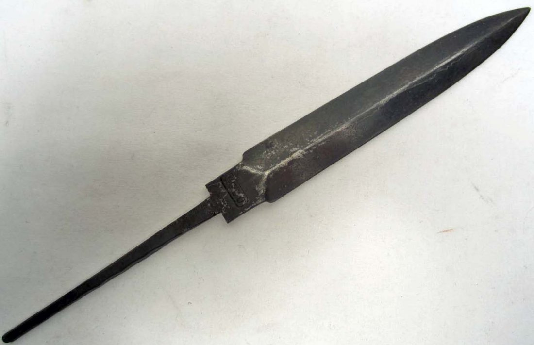 US ARMY COMBAT TRENCH KNIFE - BLADE ONLY: Approx. 10.75" long overall. Maker marked S C CO.