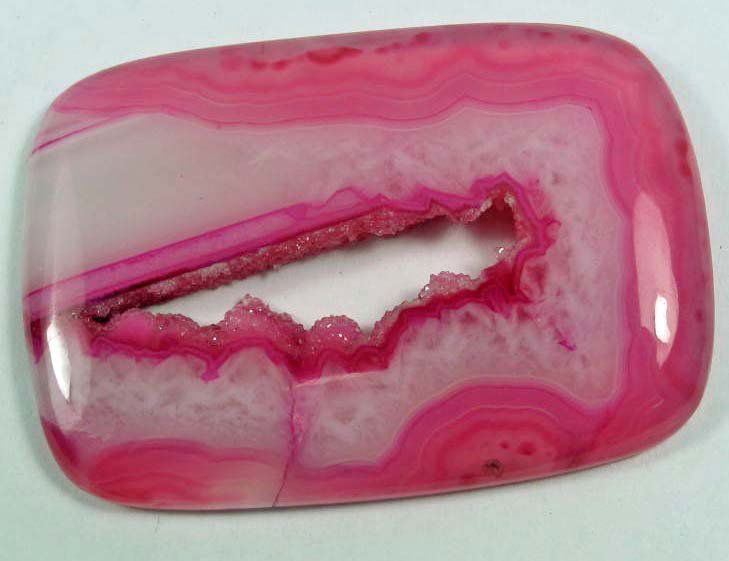 86.40 CT. HOT PINK ONYX DRUSY GEODE