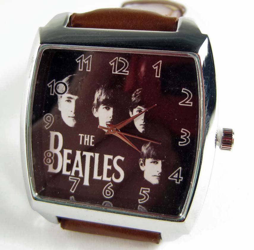 4294 - THE BEATLES SQUARE WRIST WATCH