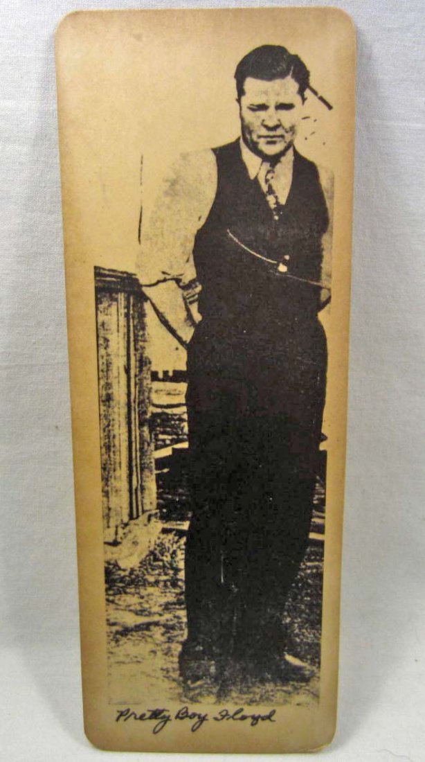 3344 - PRETTY BOY FLOYD OUTLAW PHOTO PRINT APPROX 2.5" 