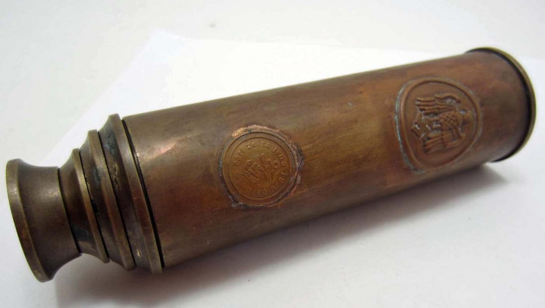 GERMAN NAZI TELESCOPE - MARKED ON TOP CARL ZEISS JENA 1: GERMAN NAZI TELESCOPE - MARKED ON TOP CARL ZEISS JENA 1939 BERLIN