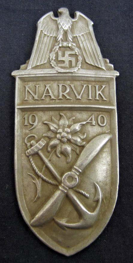 GERMAN NAZI NARVIK SLEEVE SHIELD: N/A