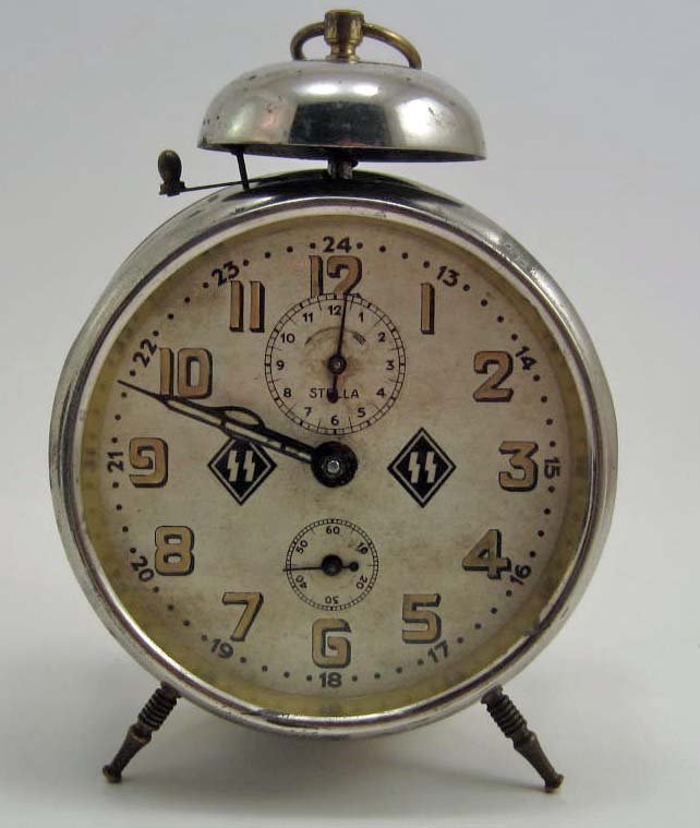 GERMAN NAZI SS ALARM CLOCK
