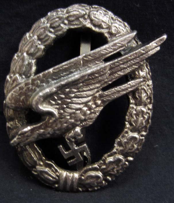 GERMAN NAZI LUFTWAFFE PARATROOPER BADGE