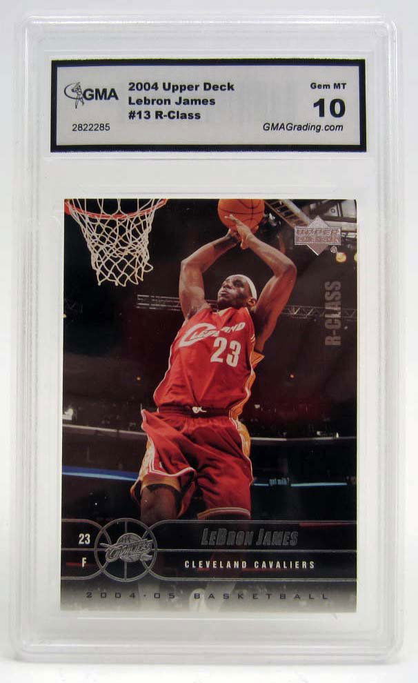 6000 - 2004 UPPER DECK LEBRON JAMES #13 BASKETBALL CARD