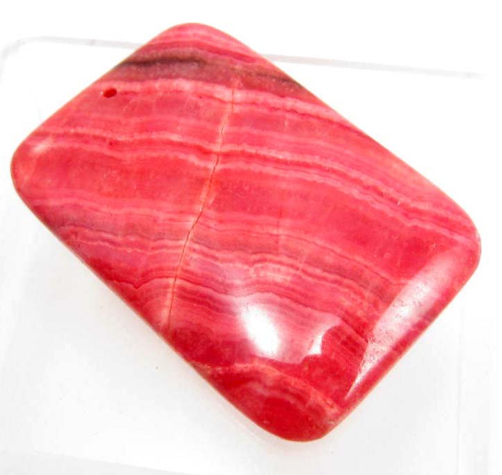 108.5 CT. ARGENTINIAN RHODOCHROSITE GEMSTONE PENDANT