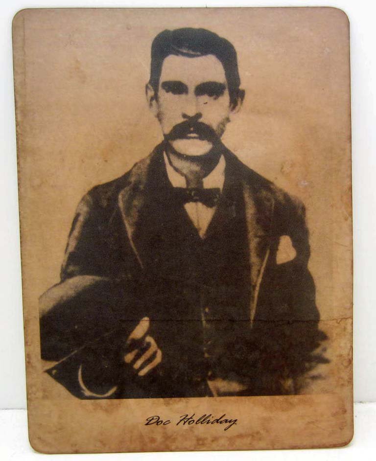 3354 - DOC HOLLIDAY PHOTO PRINT APPROX. 4.5" X 6"