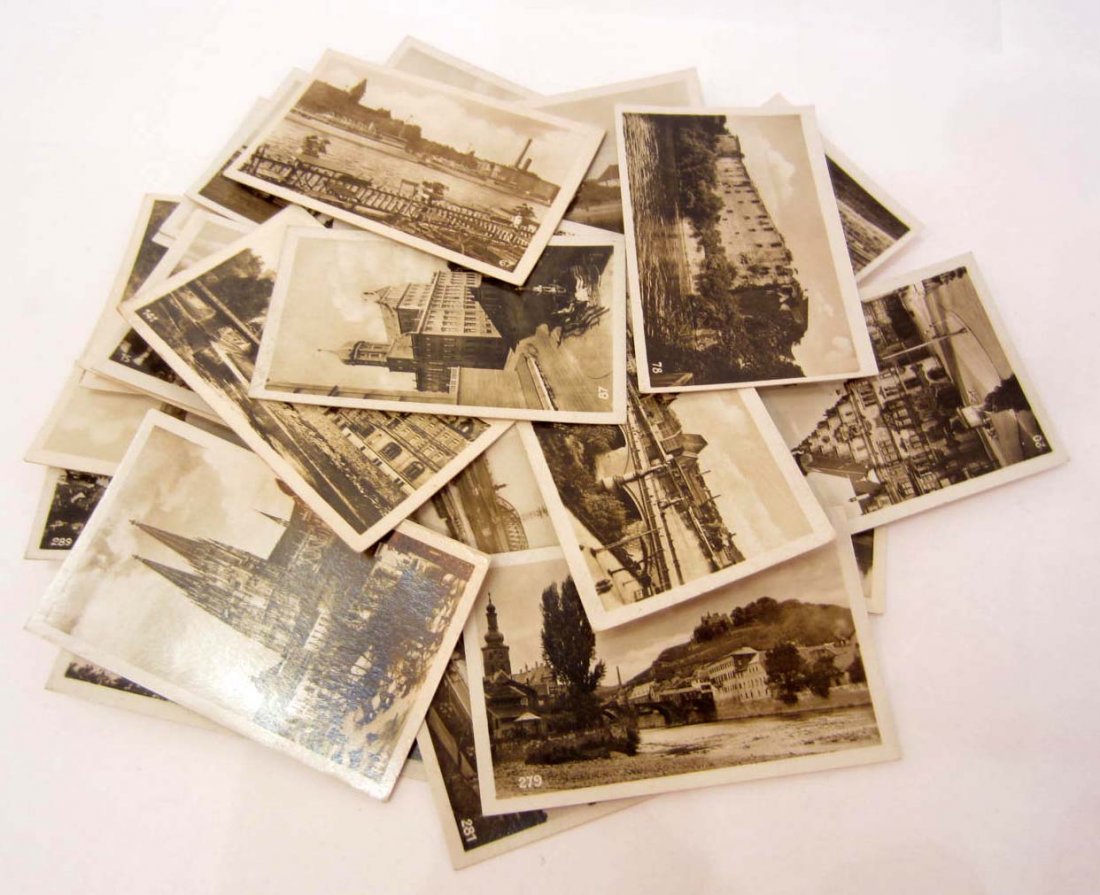 C. 1930'S GERMAN TOBACCO CARD SET - BUILDINGS: N/A
