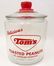 VINTAGE TOM'S TOASTED PEANUTS GLASS COUNTER DISPLAY