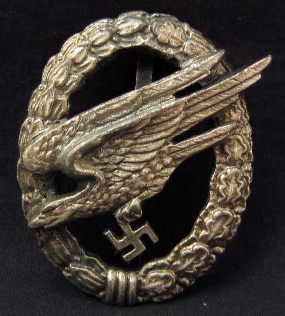 GERMAN NAZI LUFTWAFFE PARATROOPER BADGE