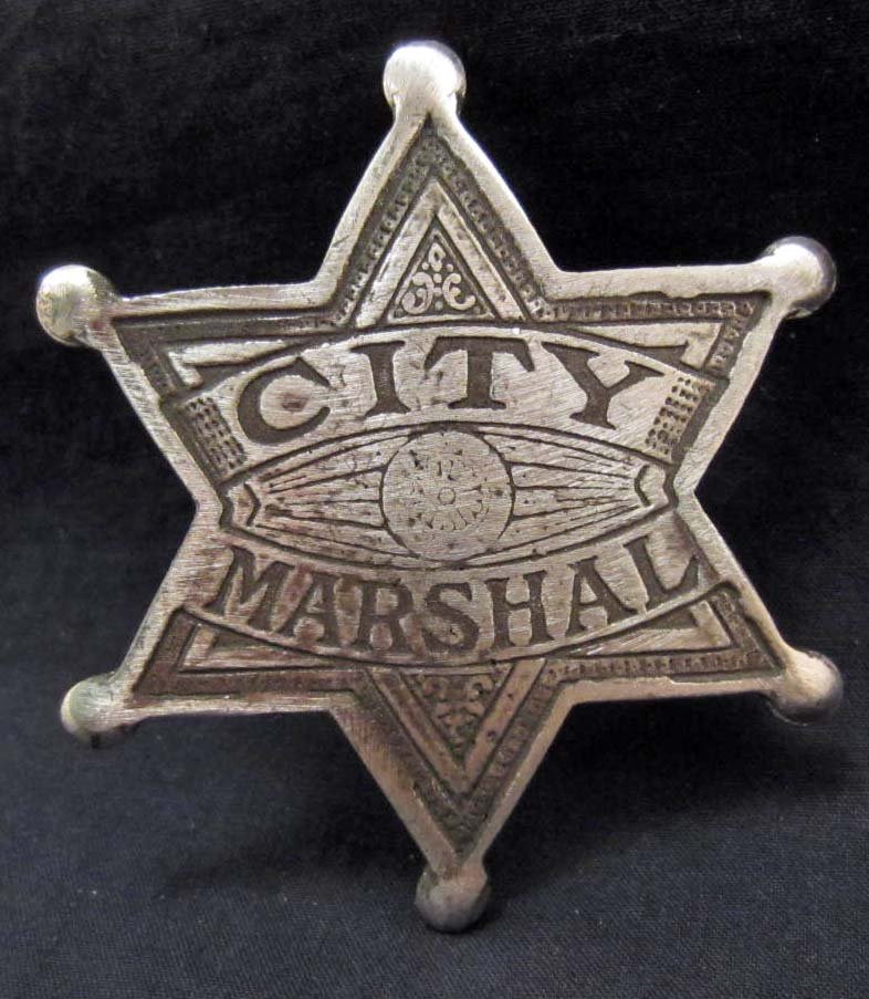 14357 - CITY MARSHALL METAL COLLECTIBLE BADGE: N/A