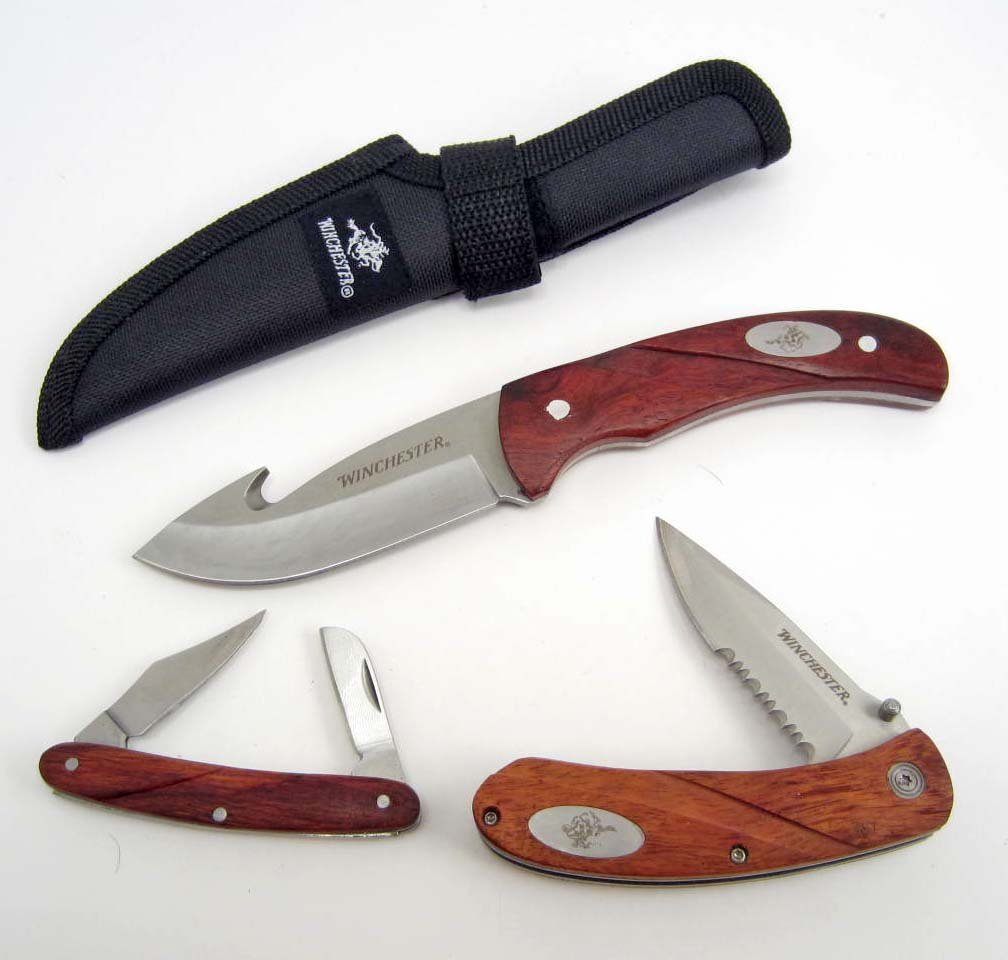 6089 WINCHESTER FIXED BLADE & FOLDERS KNIFE SET