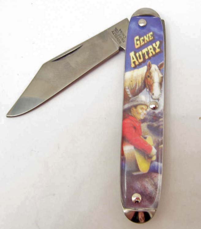 6891 NOVELTY KNIFE GENE AUTRY POCKET KNIFE Sep 15, 2013 Pioneer
