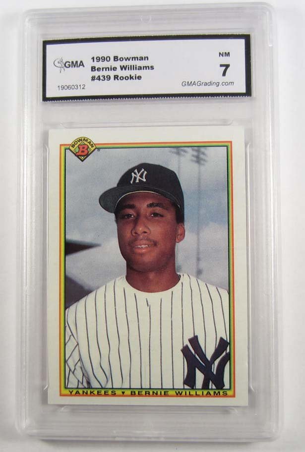 1990 BOWMAN 439 BERNIE WILLIAMS ROOKIE BASEBALL CARD Sep 22, 2013