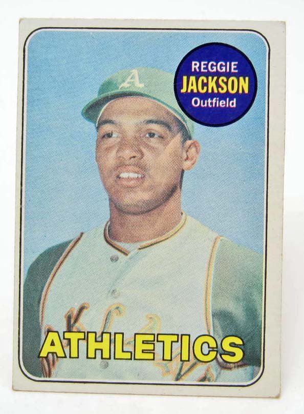 1969 TOPPS REGGIE JACKSON 260 ROOKIE BASEBALL CARD