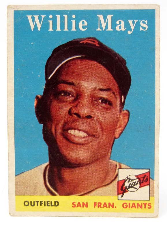 1958 TOPPS WILLIE MAYS #5 BASEBALL CARD