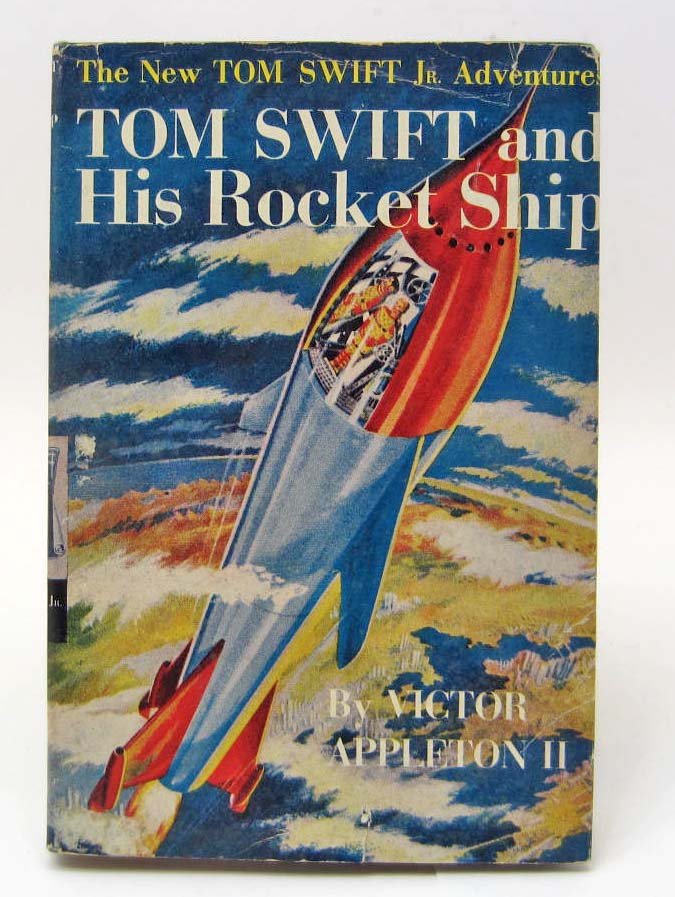 1954 "TOM SWIFT & HIS ROCKET SHIP" HARDCOVER BOOK W/: 1954 "TOM SWIFT & HIS ROCKET SHIP" HARDCOVER BOOK W/ DUSTJACKET