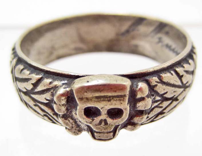 GERMAN NAZI HONOR RING W/ HIMMLER ENGRAVED SIGNATURE