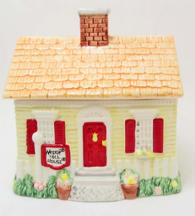 COOKIE JAR - NESTLE TOOL HOUSE COOKIE HOUSE: Limited Edition. Approx. 10" tall