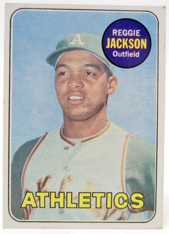 1969 TOPPS REGGIE JACKSON #260 ROOKIE BASEBALL CARD