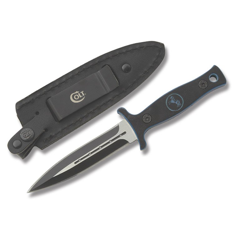 COLT COVERT OPS BOOT KNIFE W/ SHEATH: Approx. 9 1/8"long overall. ***WILL NOT SHIP INTERNATIONALLY OR TO MA OR CA***