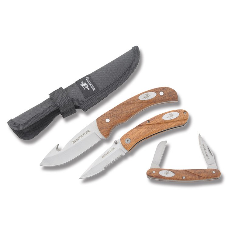 WINCHESTER FIXED BLADE & FOLDERS KNIFE GIFT SET