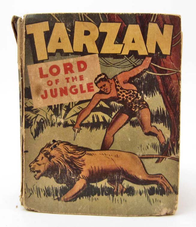 VINTAGE " TARZAN LORD OF THE JUNGLE " BIG LITTLE BOOK: n/a