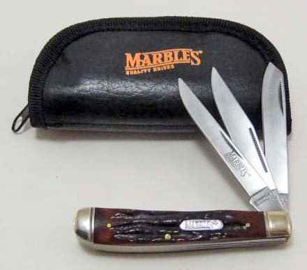 Marbles 3 Blade Trapper Pocket Knife Mar 02 2014 Pioneer Auction Gallery In Or
