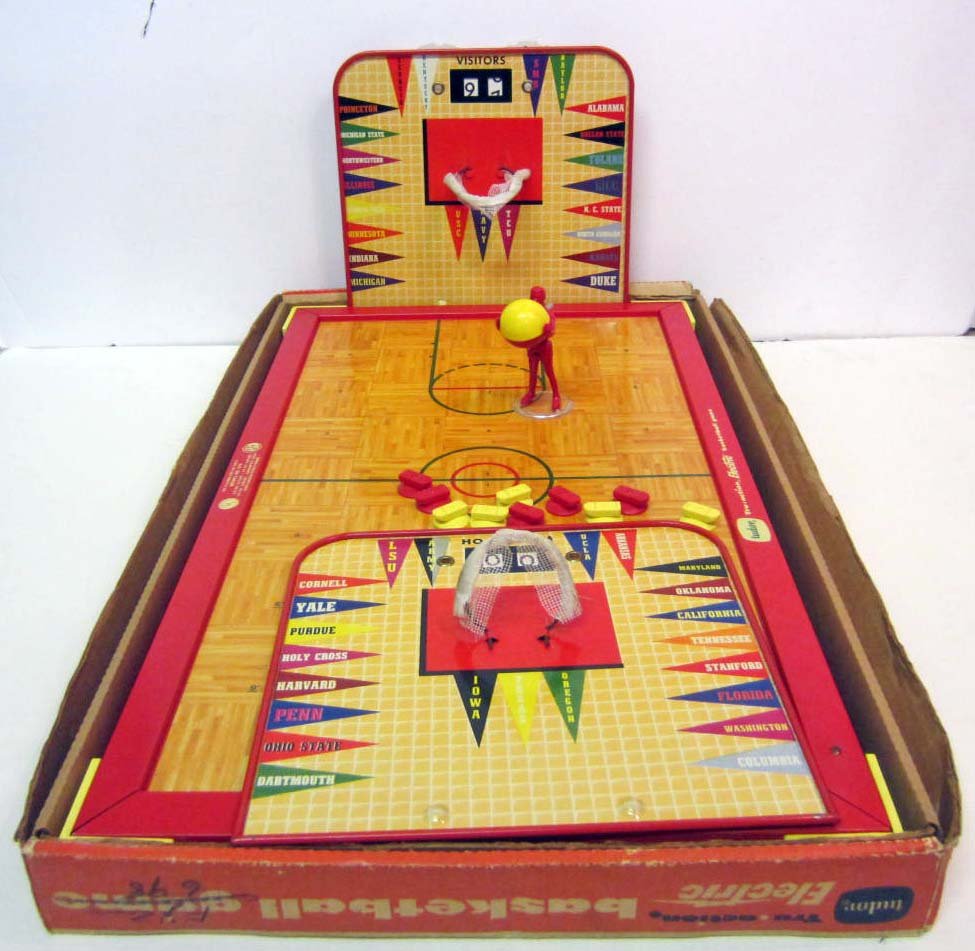 C. 1960'S TUDOR ELECTRIC BASKETBALL GAME IN ORIGINAL: N/A