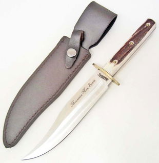 Marbles Mountain Man Bowie Knife W Stag Handle Apr 13 2014 Pioneer Auction Gallery In Or