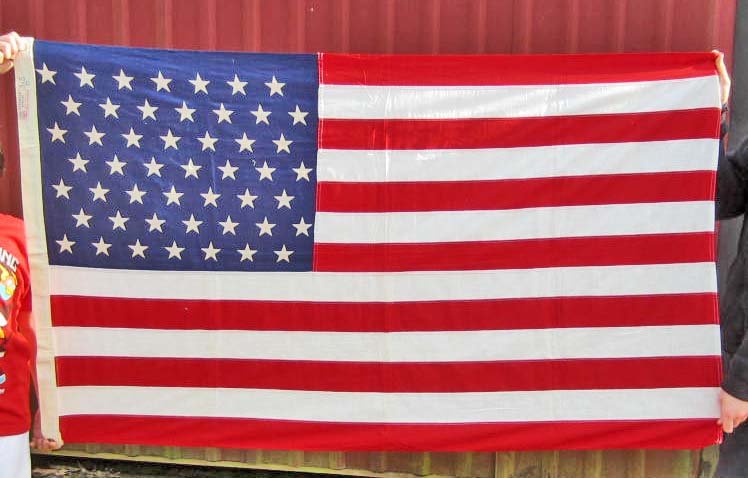 VINTAGE 49 STAR UNITED STATES FLAG: 3 foot by 5 foot