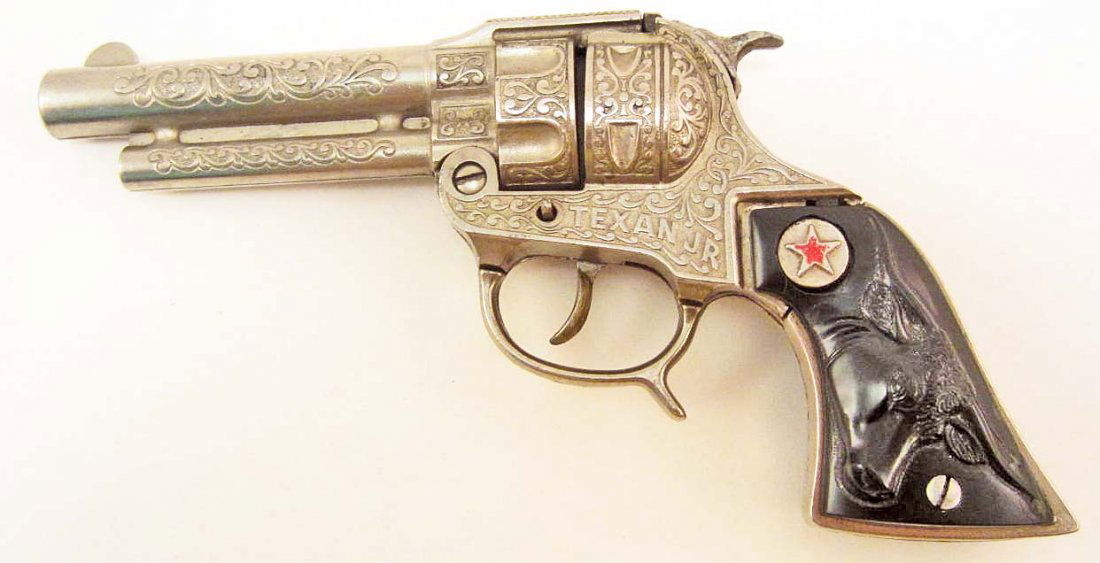 VINTAGE HUBLEY TEXAN JR CAP GUN: N/A