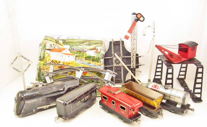 C. 1950s Marx Ny Central Train Set W/ Accessories