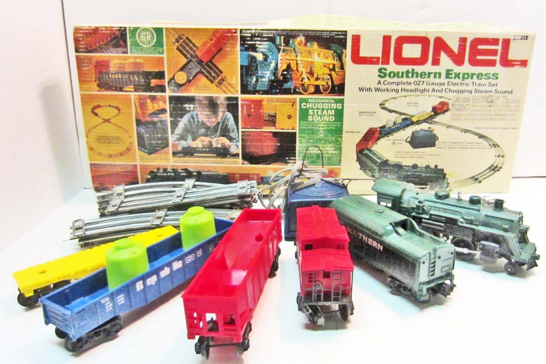 VINTAGE LIONEL SOUTHERN EXPRESS TRAIN SET IN ORIG. BOX Oct 19, 2014