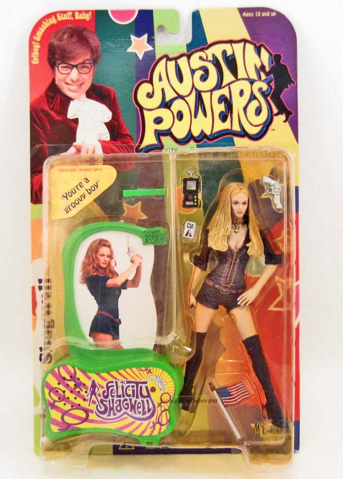 AUSTIN POWERS FELICITY SHAGWELL ACTION FIGURE MOC: N/A