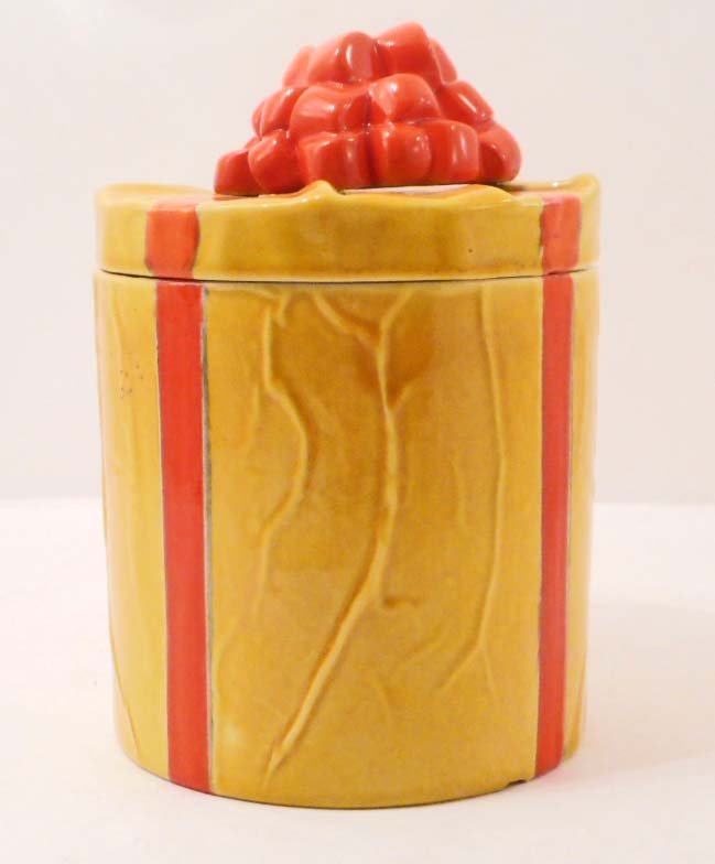 VINTAGE MANCIOLI - ITALY COOKIE JAR: 8'' TALL